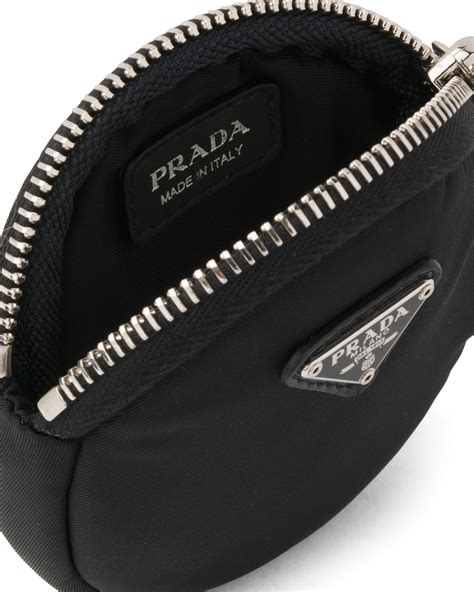 prada shearling mini pouch|prada nylon small handbag.